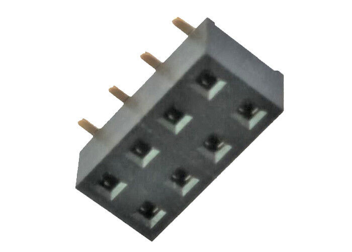 90 Degree Female Pin Header Connector2.54 Mm Double Row SMT Surface Mount Pin Header