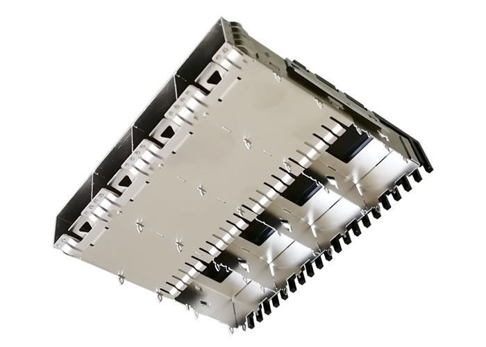 Konektor Kandang SFP Heat Sink 1x4 Multi Port SFP28 Cage