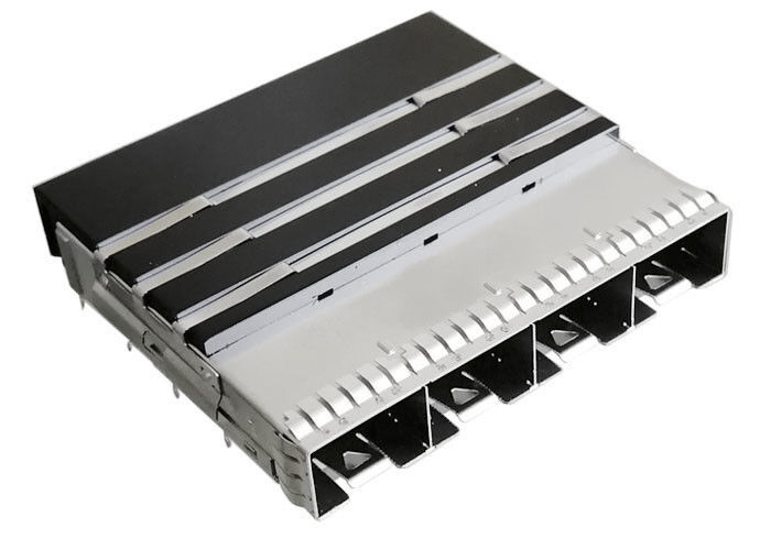 Konektor Kandang SFP Heat Sink 1x4 Multi Port SFP28 Cage